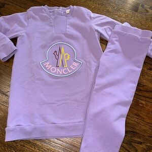 Moncler Kids Lavender 2pc Set